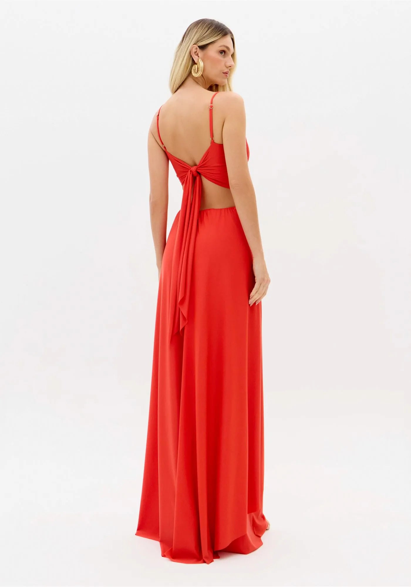 LP LONG STRAP DRESS WITH CUT-OUT