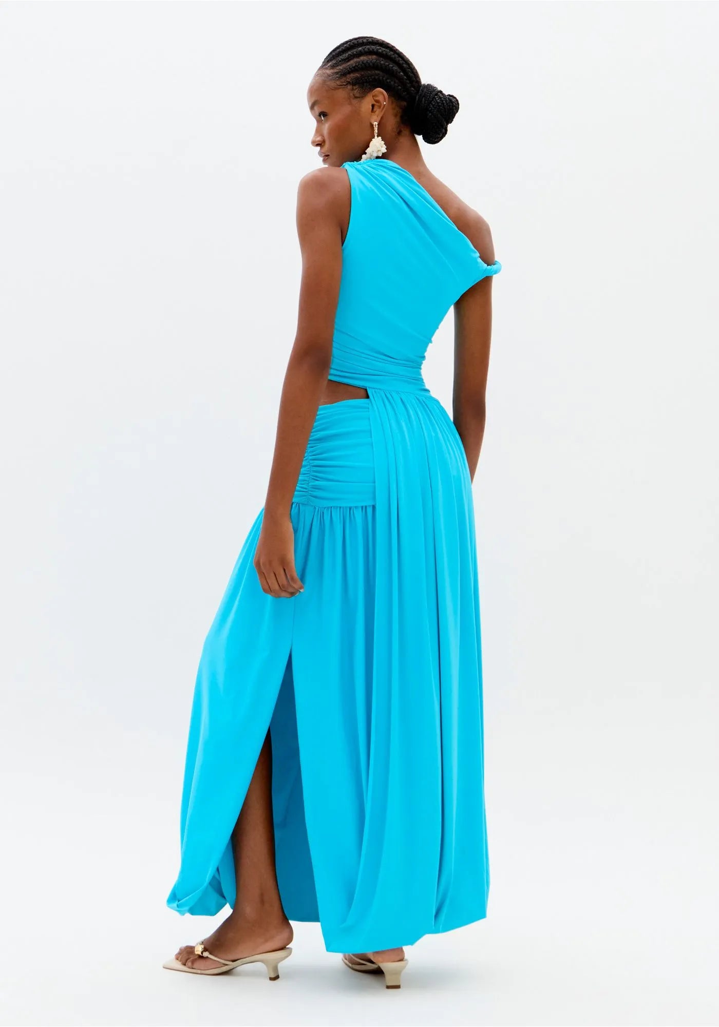 LP ONE-SHOULDER DRESS WITH TWIST