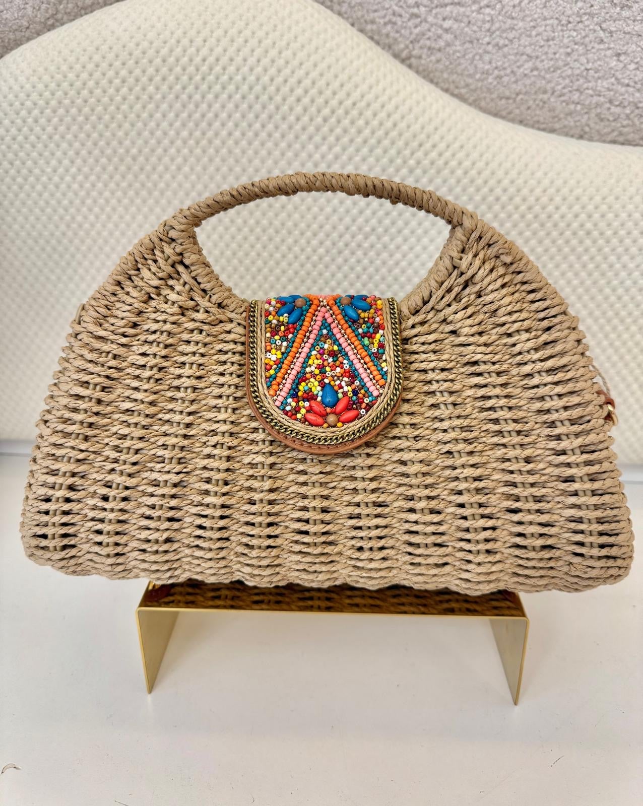 UV RED FLOWER STAR BAG