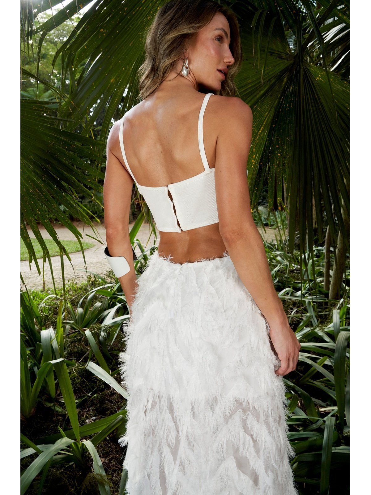 TD LONG FRINGES DRESS