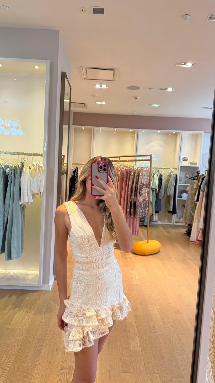 PB SHORT EMBROIDERY DRESS