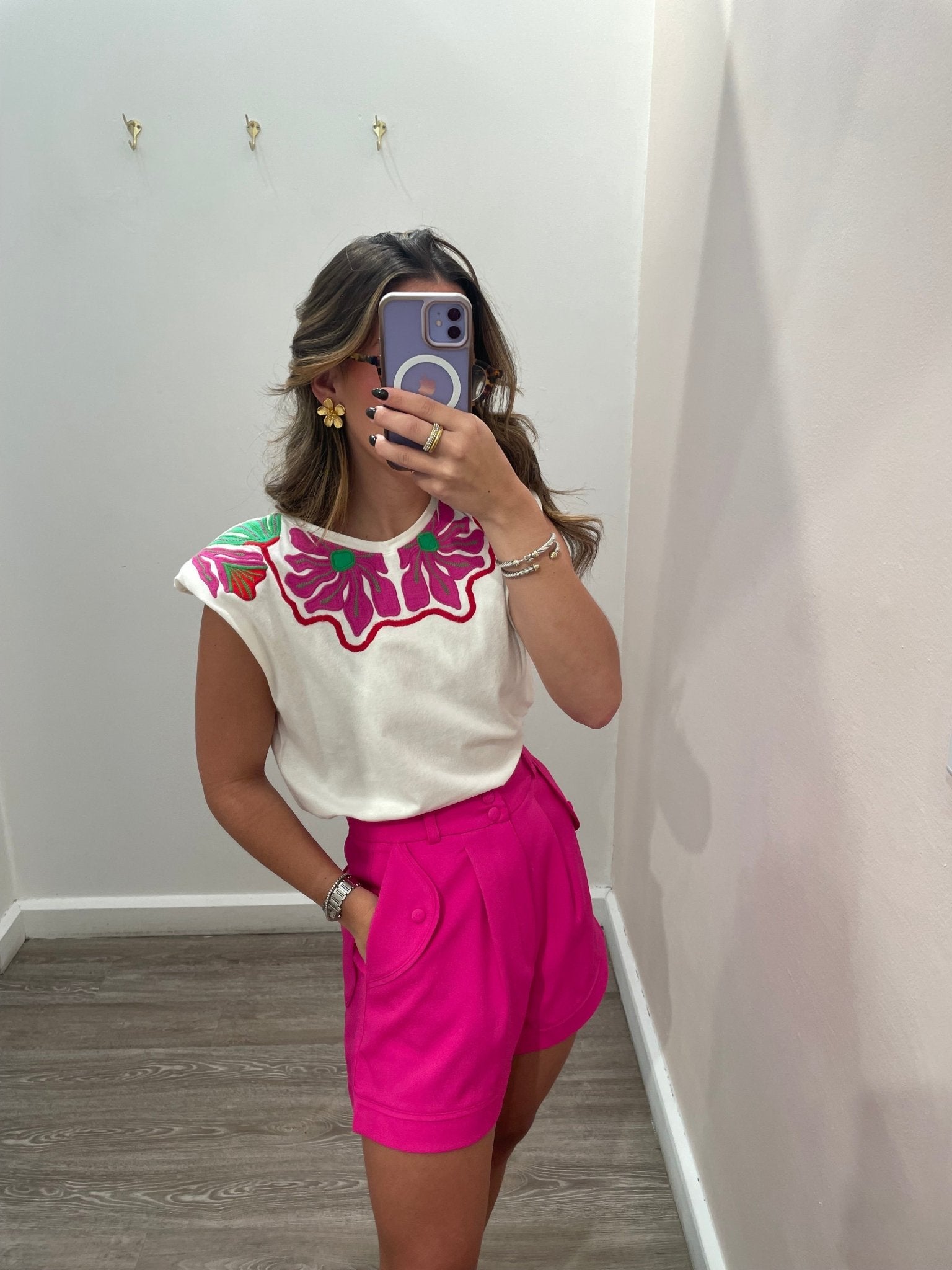 AMAR TAILORED PINK SHORT