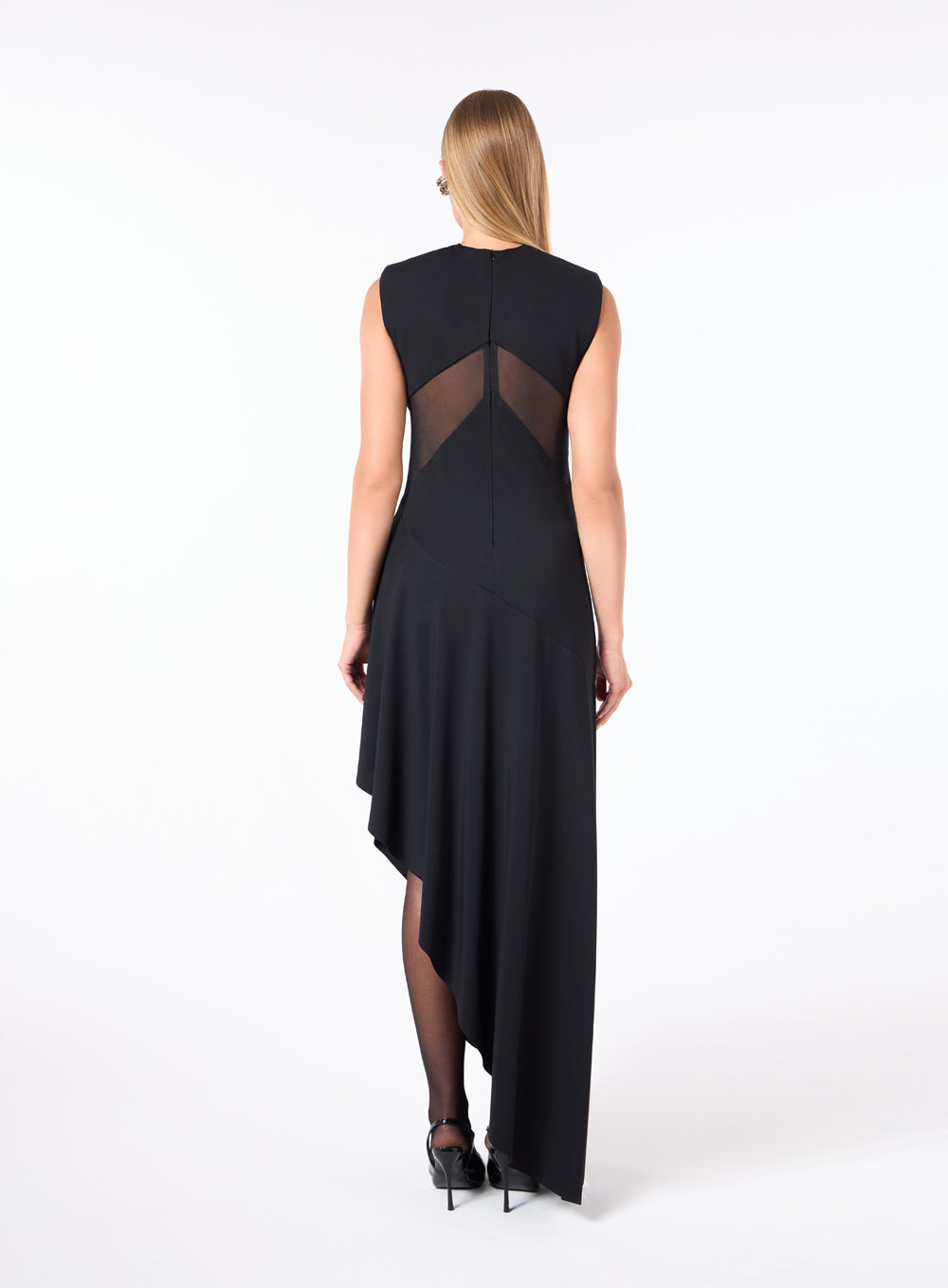 SK MIDI CUT OUT TULE DRESS