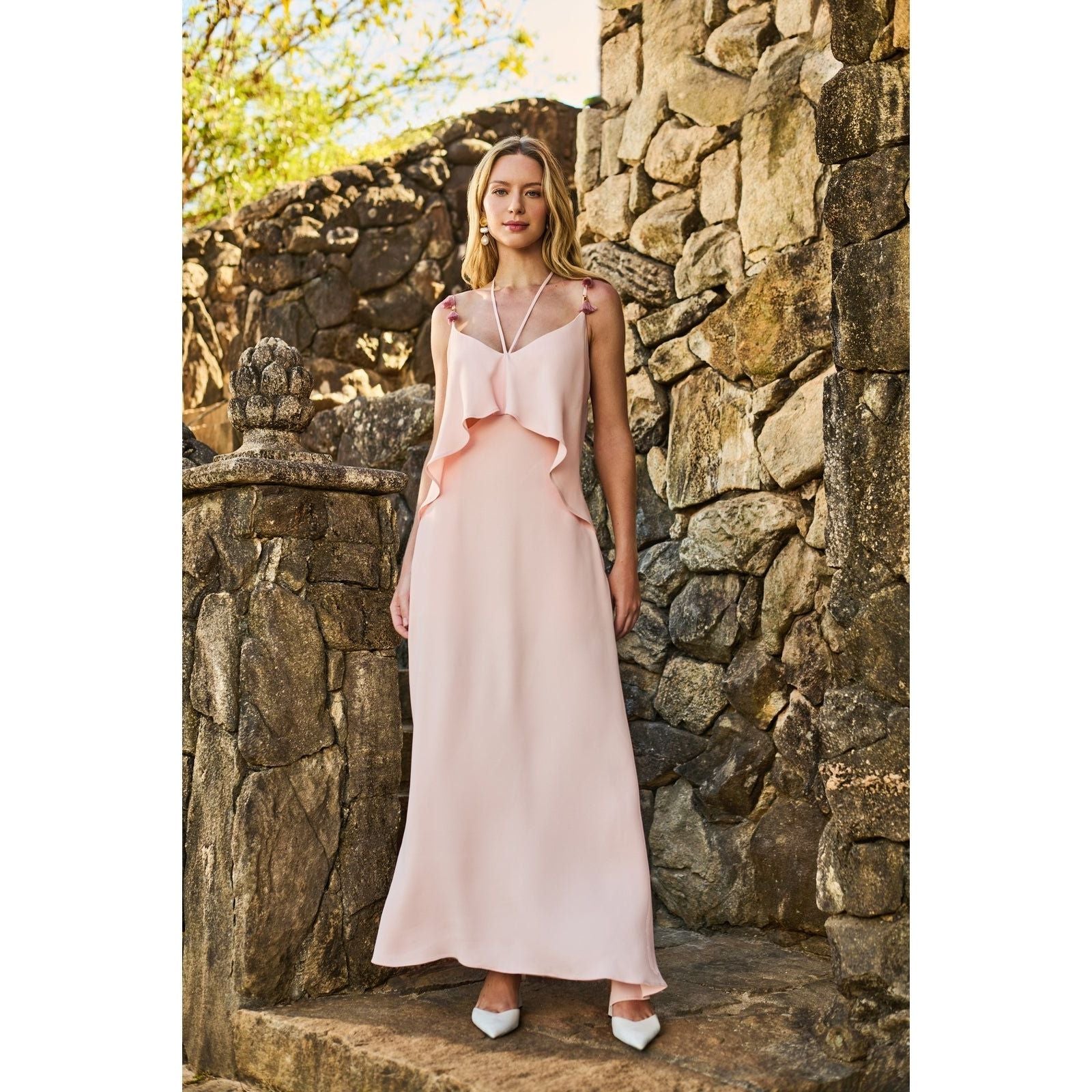 SK MAXI ROSA DRESS