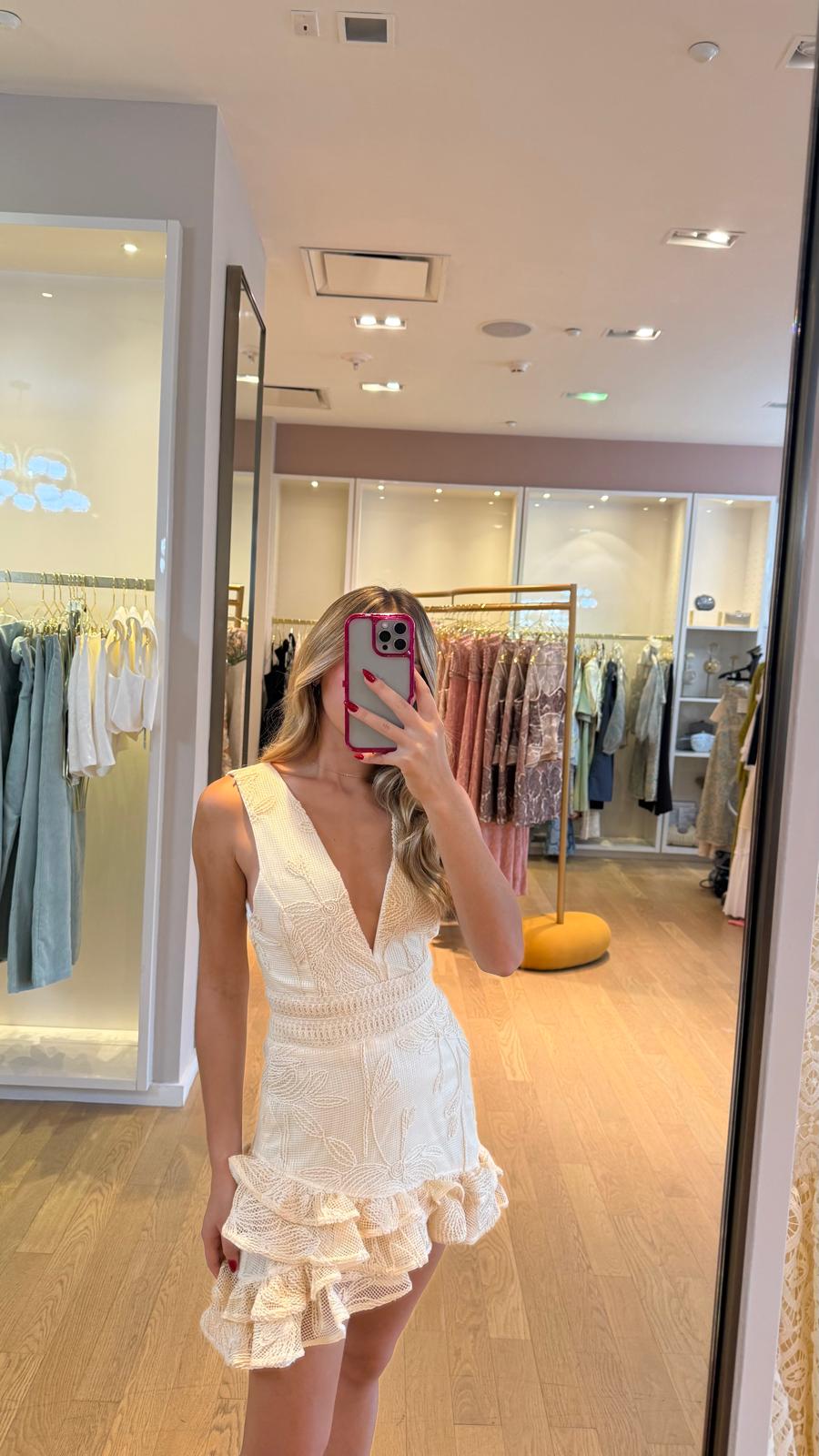 PB SHORT EMBROIDERY DRESS