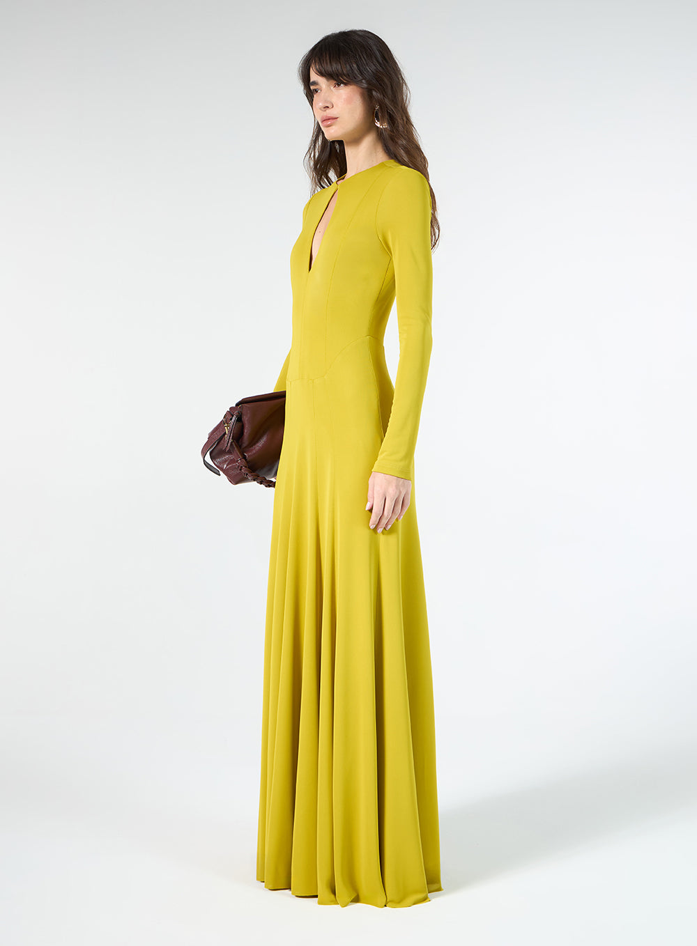 SK GREEN LONG SLEEVE DRESS