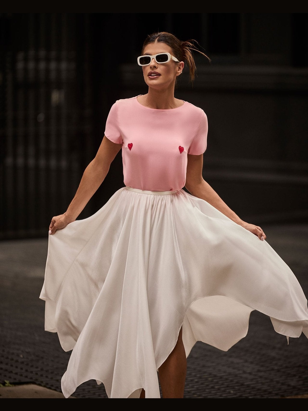 HL SAIA MIDI ELEGANCE OFF WHITE