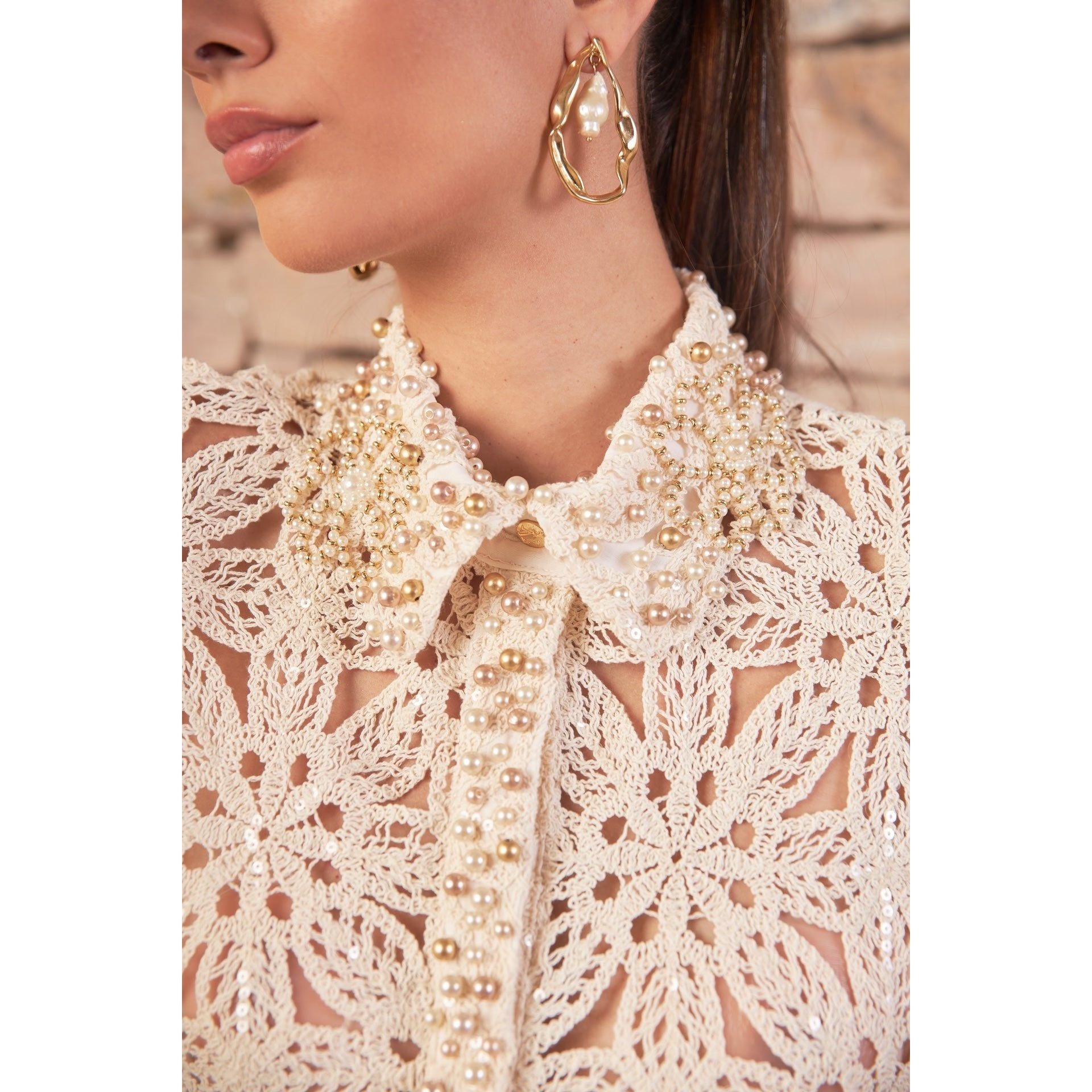 LN HANDMADE EMBROIDERY MATCHING SET