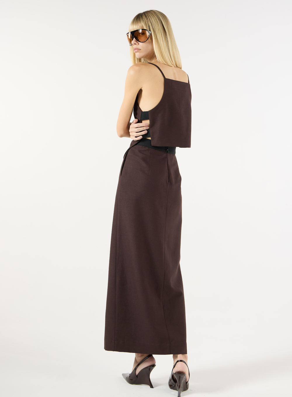 SK TOP AND SKIRT WITH ELASTIC