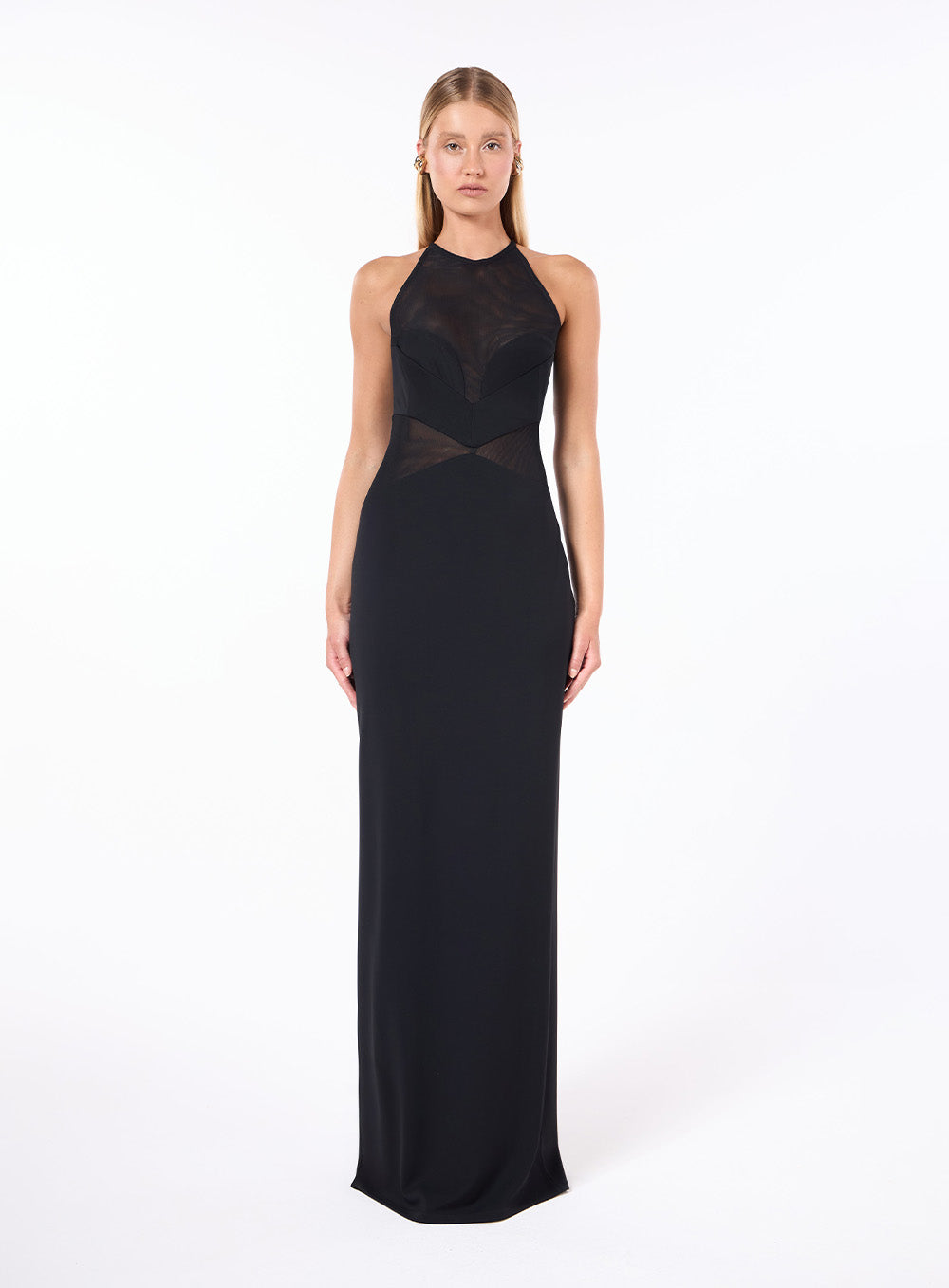SK LONG CUT OUT DRESS