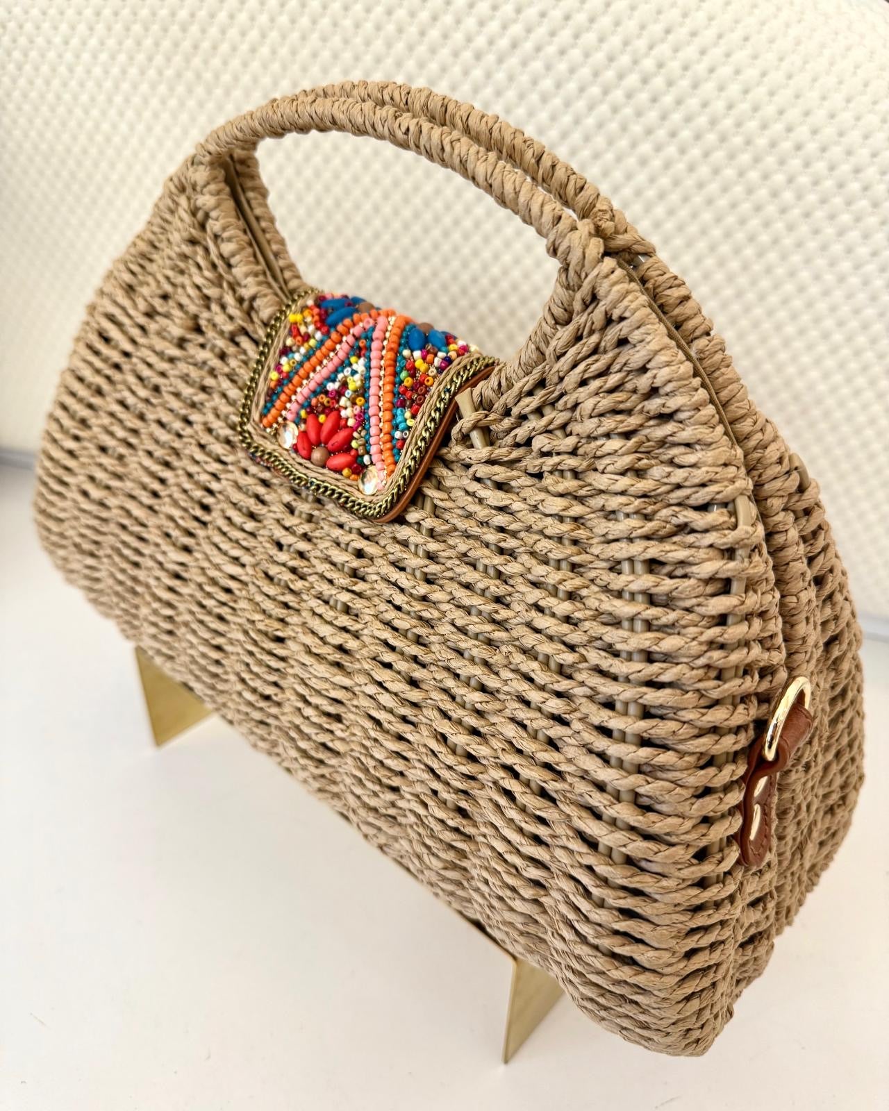 UV RED FLOWER STAR BAG
