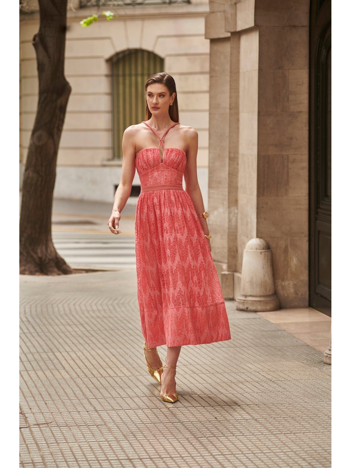 LN MIDI GODE TULE DRESS