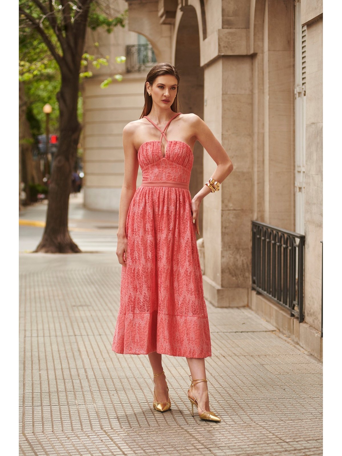 LN MIDI GODE TULE DRESS