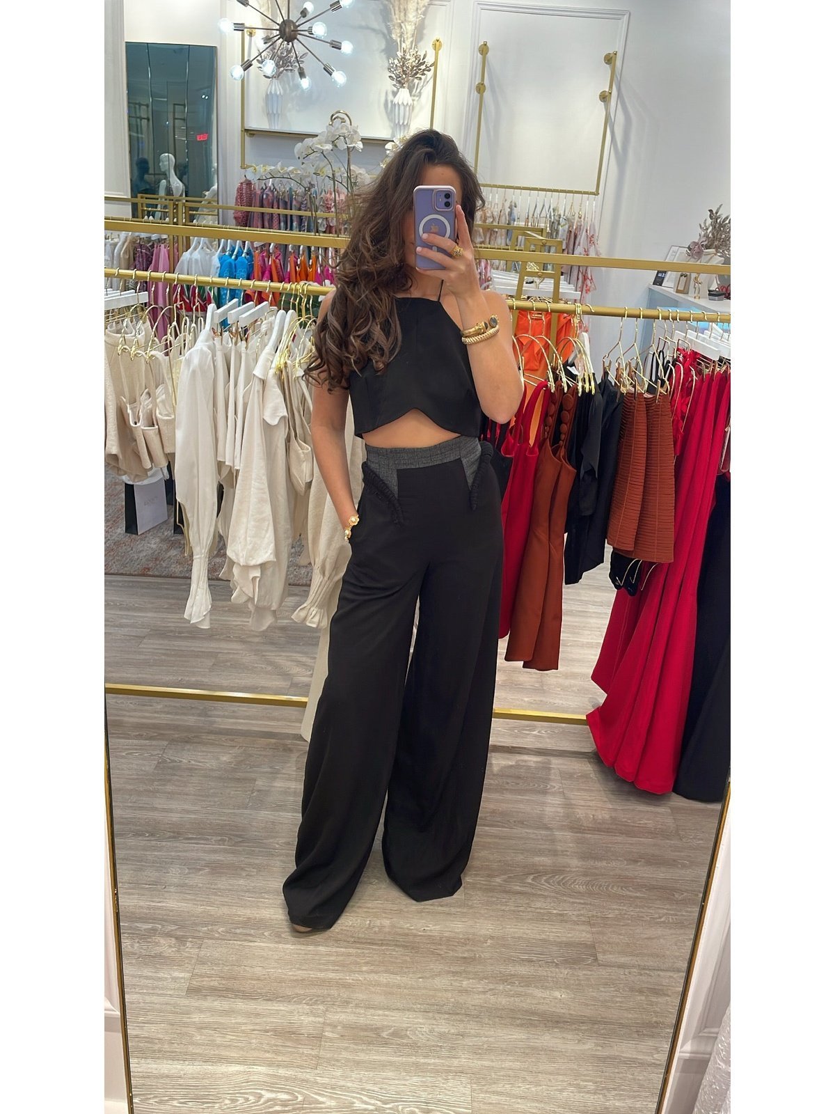 HL BLACK SHERPA PALAZZO