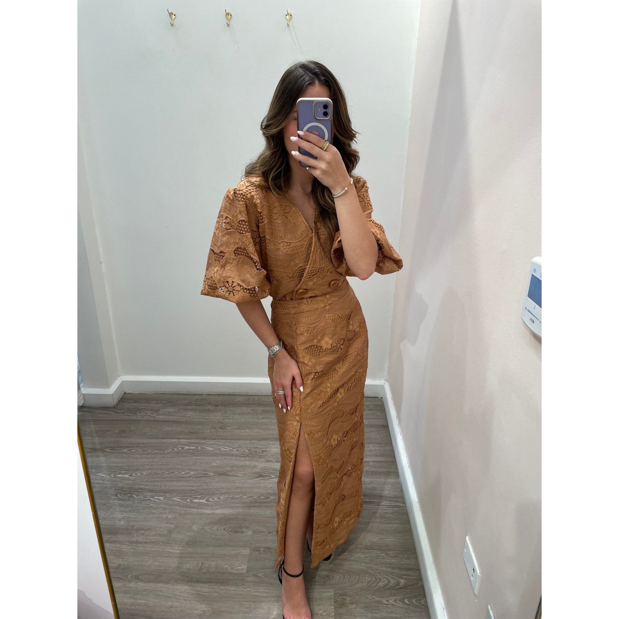 MIDI LACE SET