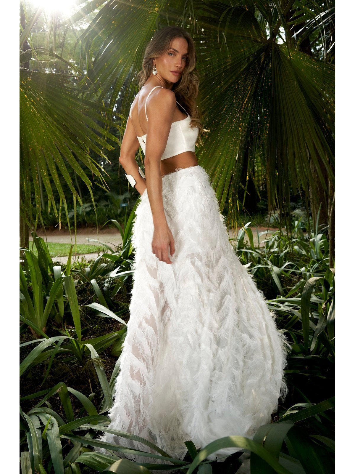 TD LONG FRINGES DRESS