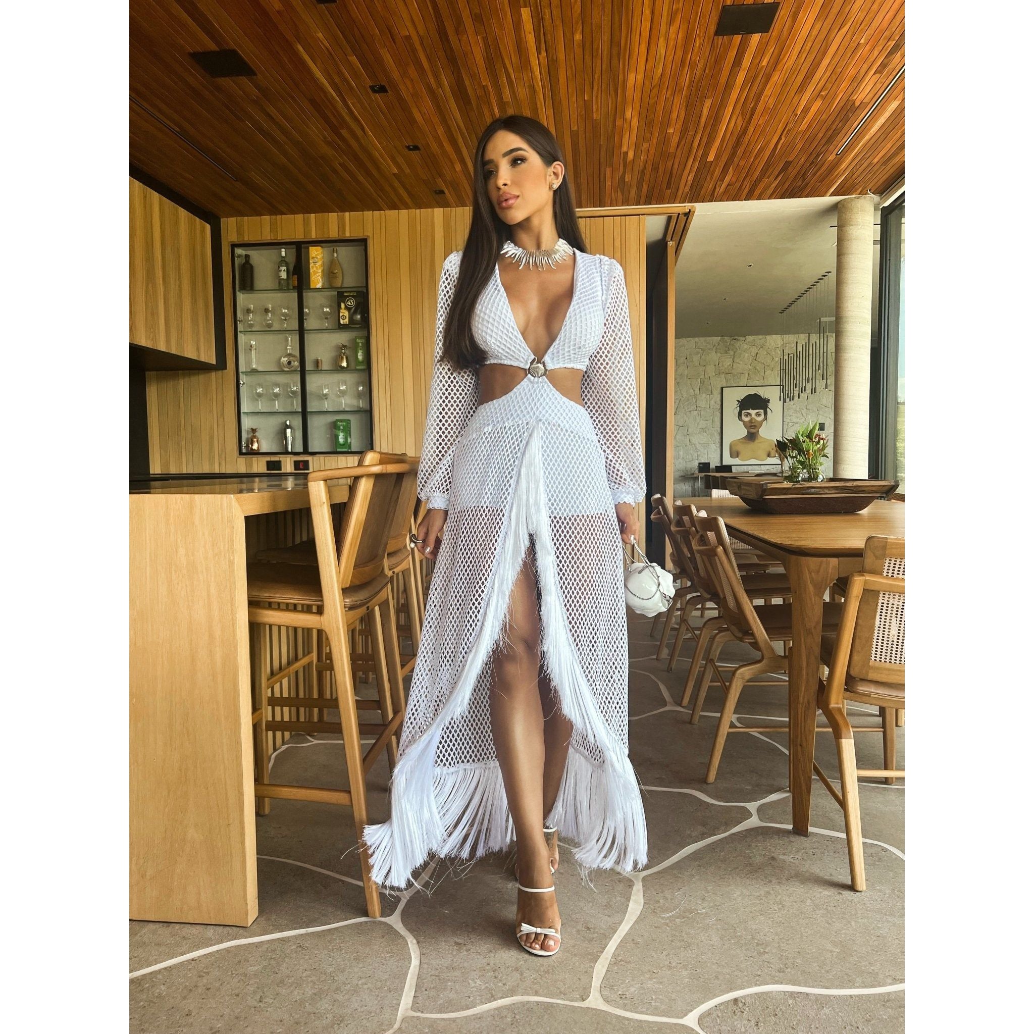 MEYER REMOVABLE SLEEVES DRESS