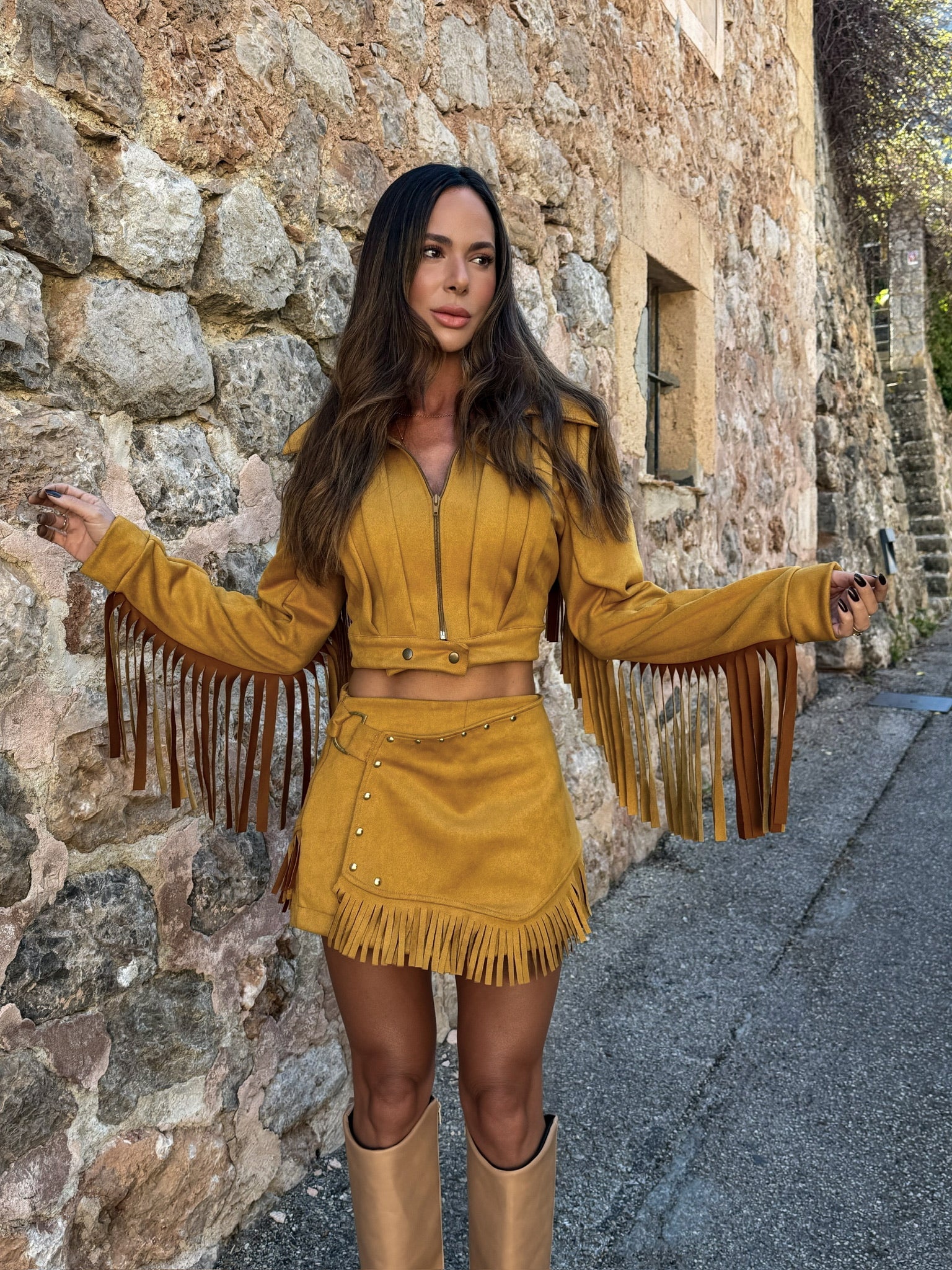 MUSTARD COWBOY SET
