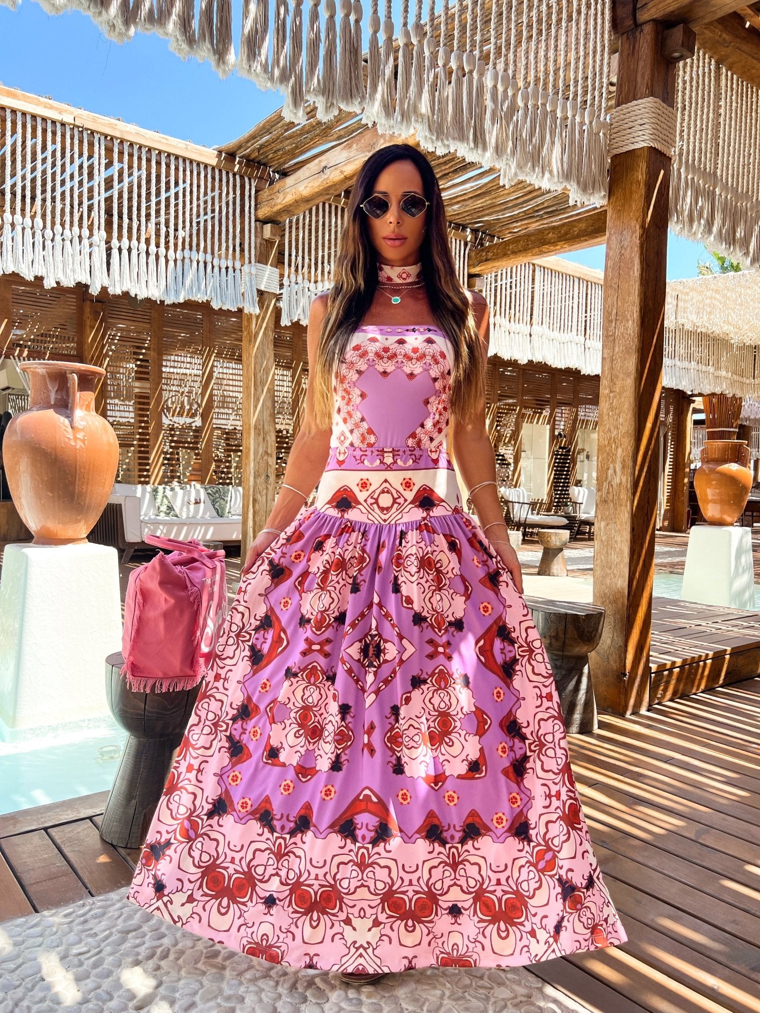 MYKONOS SWIM AND SKIRT SET