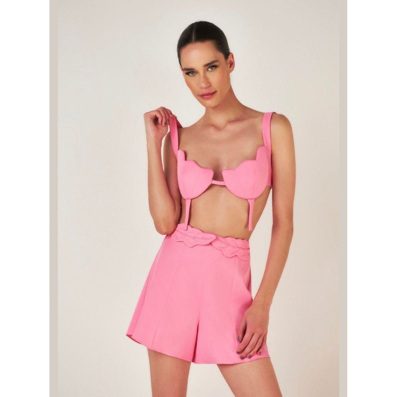 HL TULIP PINK SHORT SET
