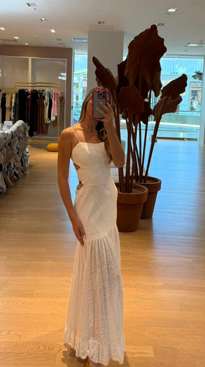 AMAR LONG LACE DRESS