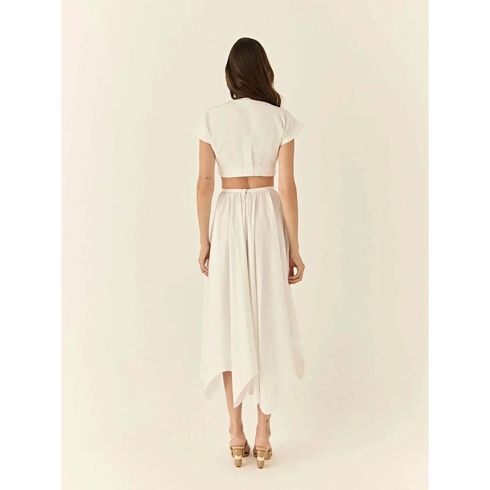 HL PUFF CROPPED TOP