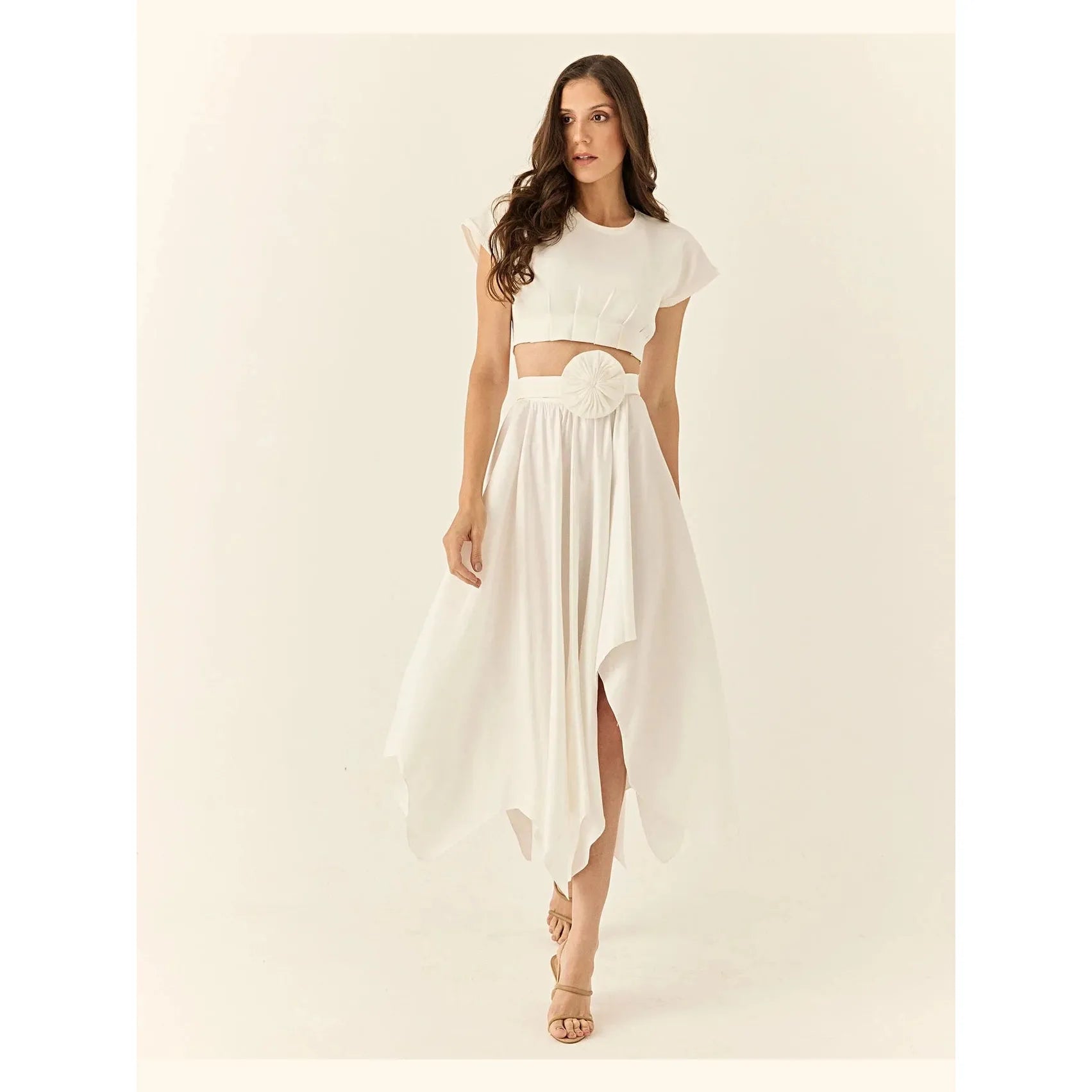 HL PUFF CROPPED TOP