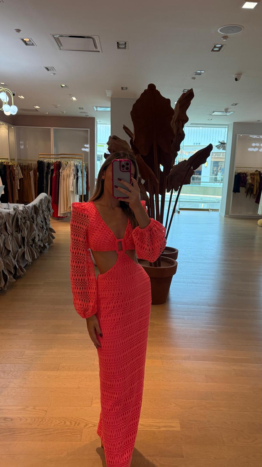 PB NEON PINK DRESS