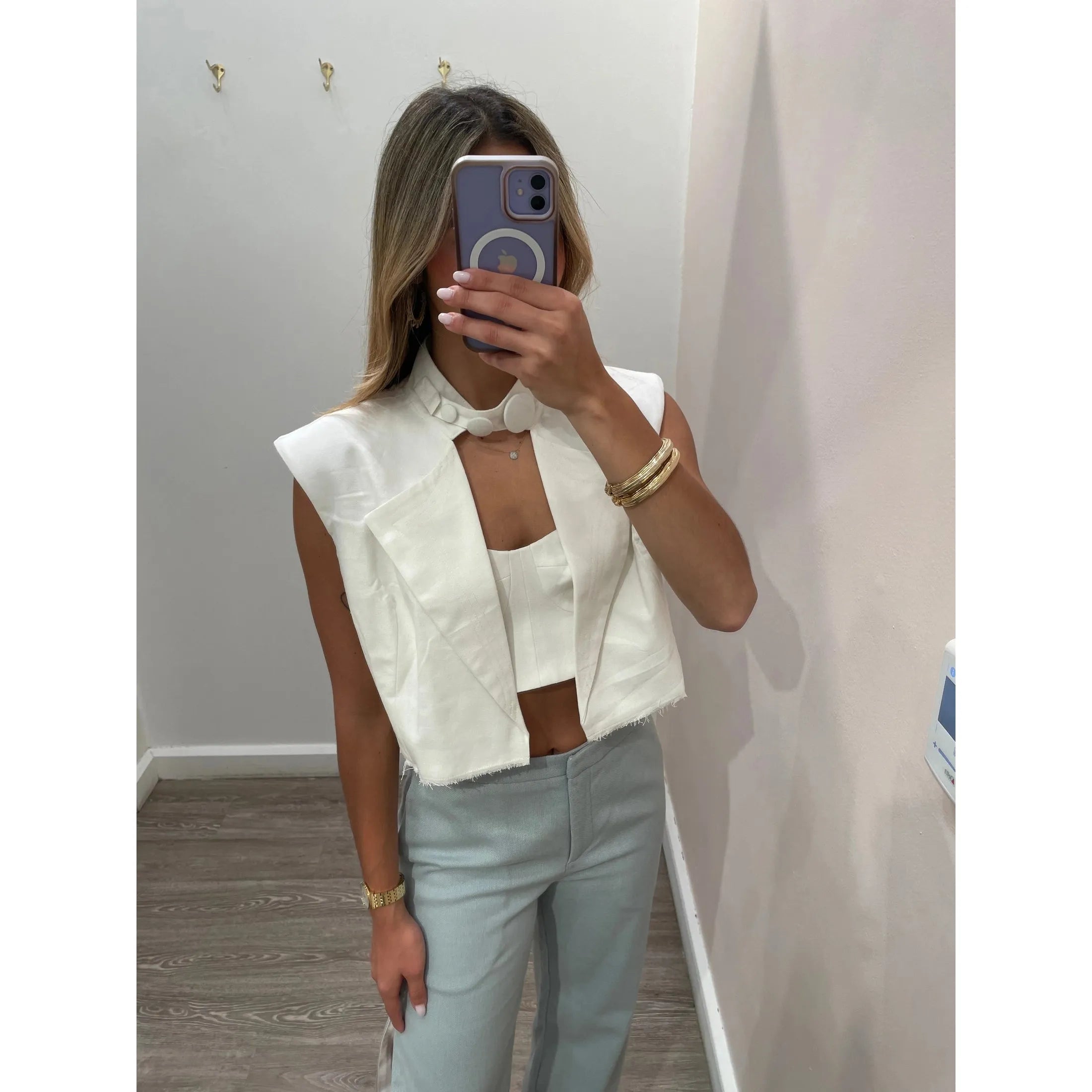 HL OFF WHITE VEST