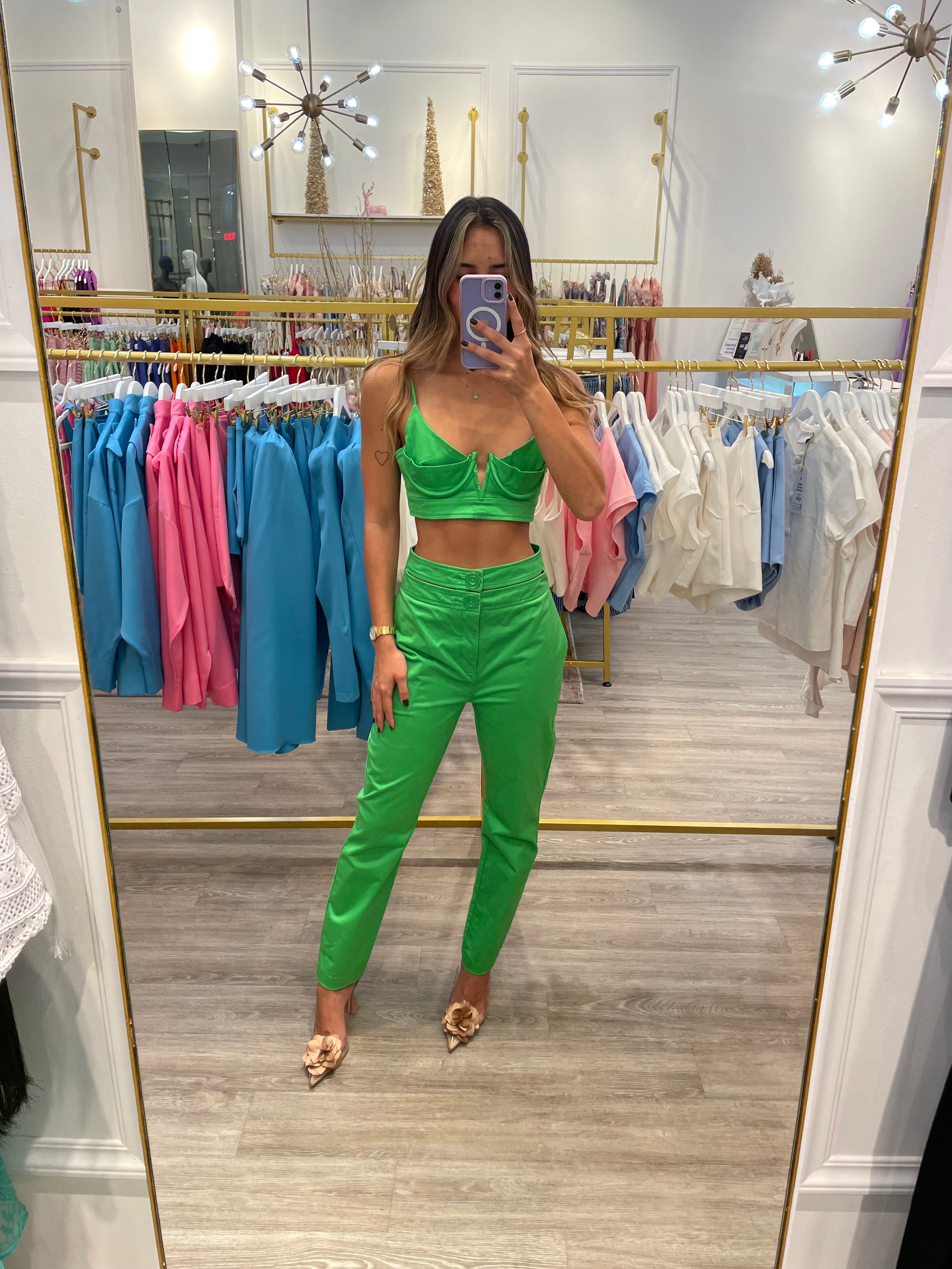 TD RING GREEN PANTS
