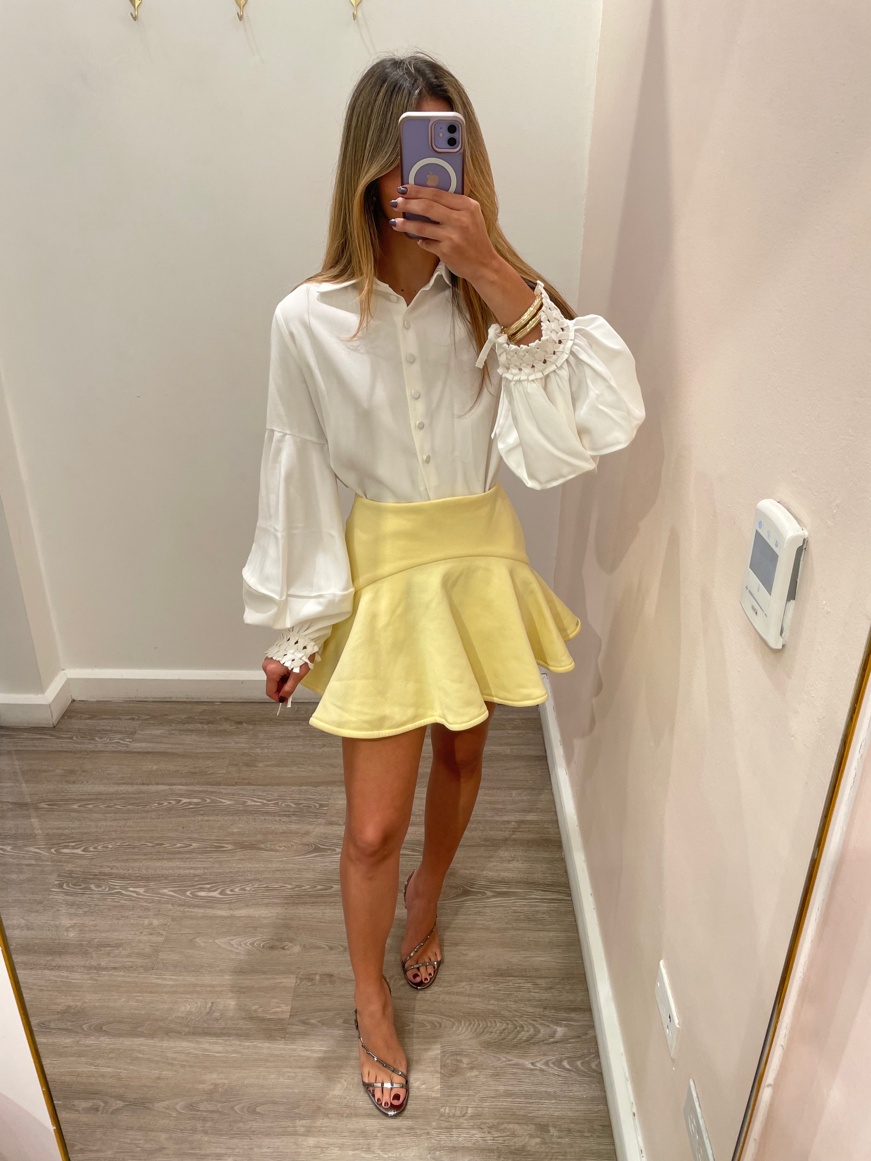 HL SWEATS YELLOW SKIRT