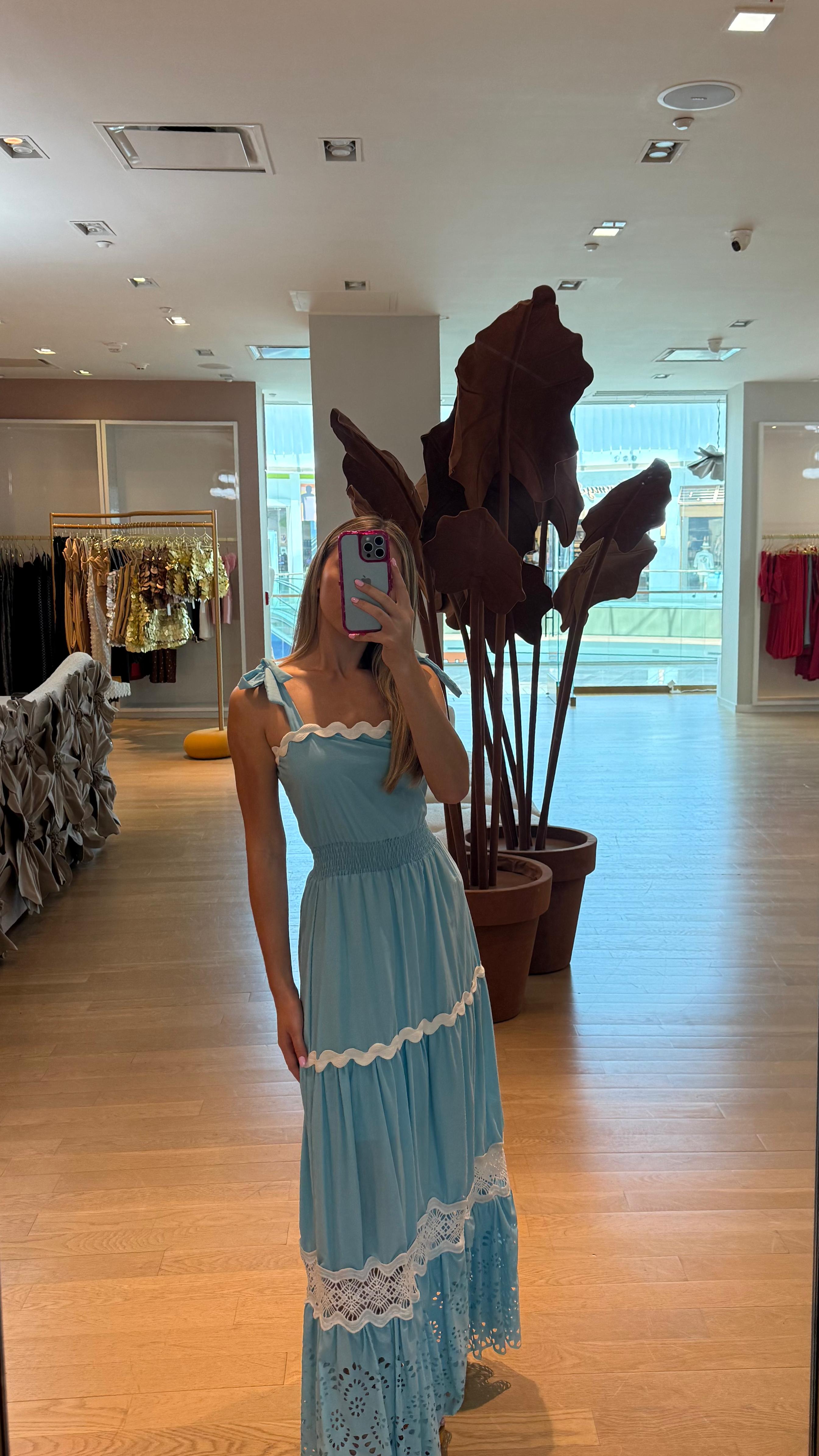 LOTUS BLUE DRESS