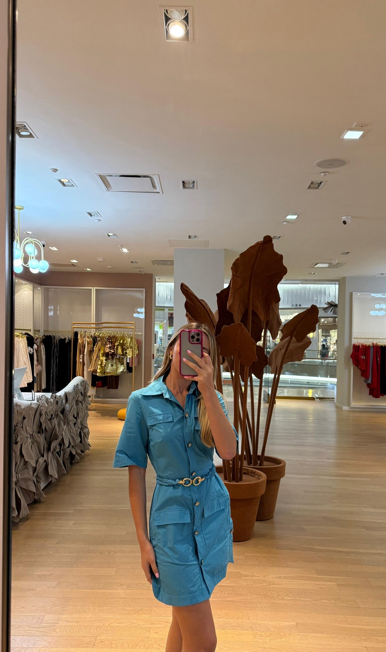 TD BLUE SHORT DRESS