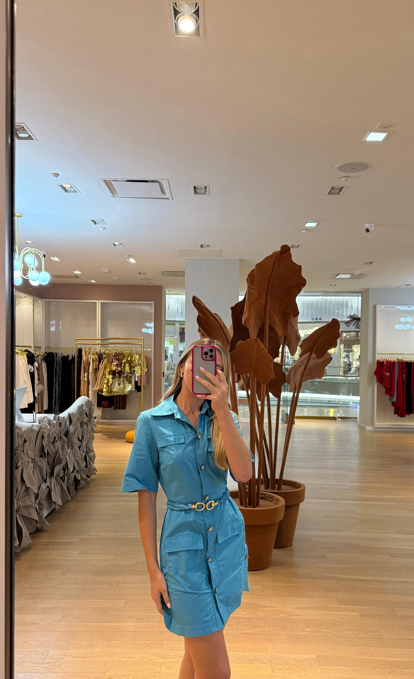 TD BLUE SHORT DRESS