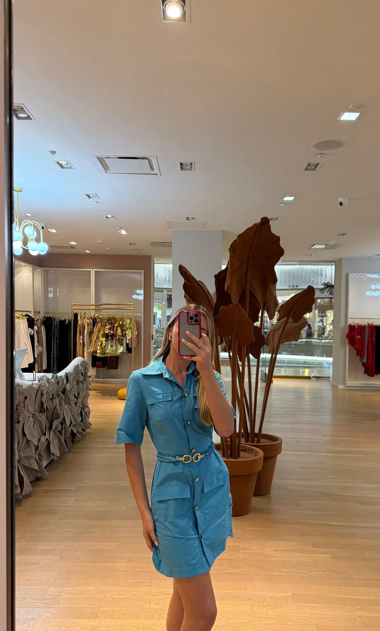 TD BLUE SHORT DRESS