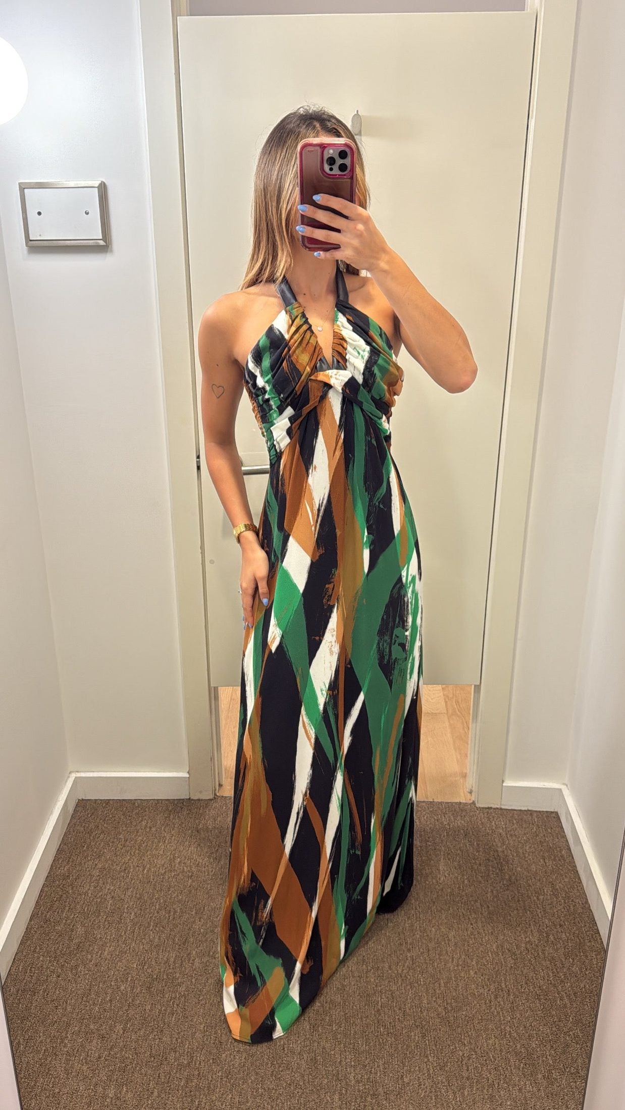 TD BRUSH STROKES DRESS