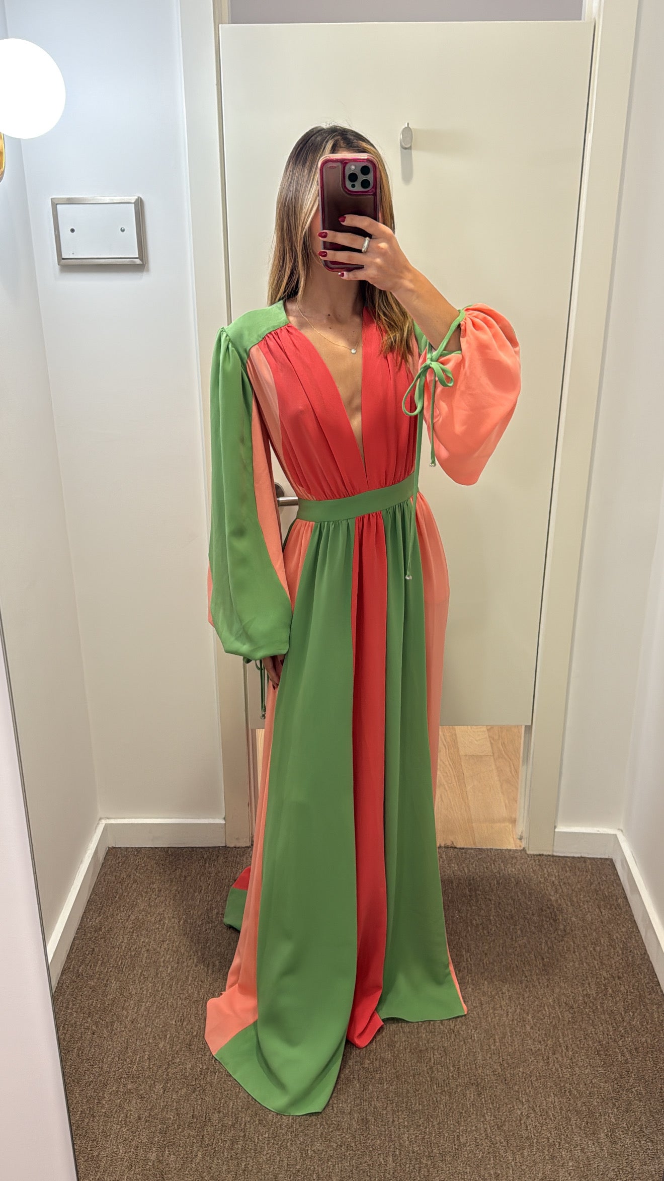 SKAZI WATERMELON COLOR DRESS