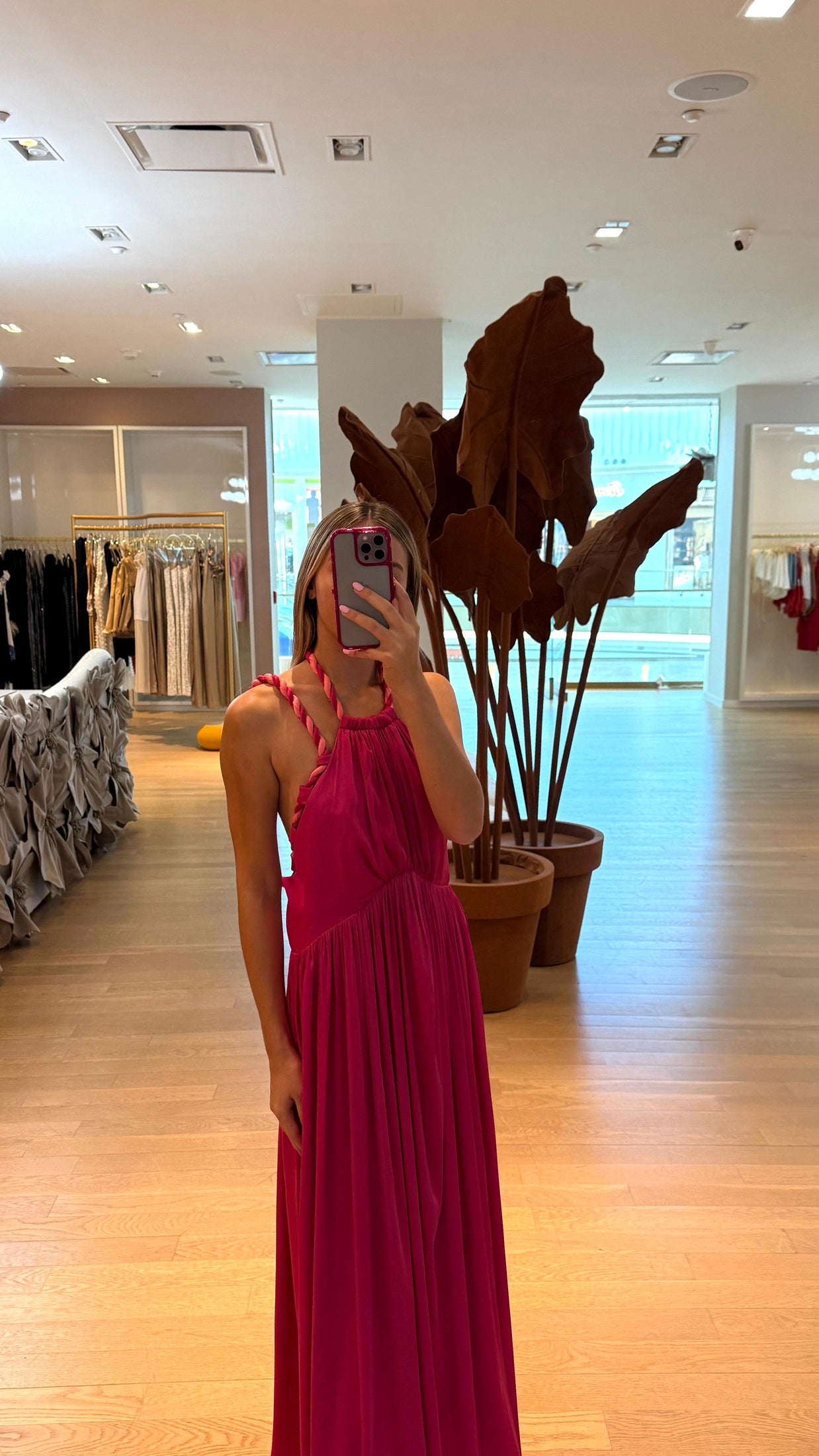 SKAZI FLUID LONG DRESS