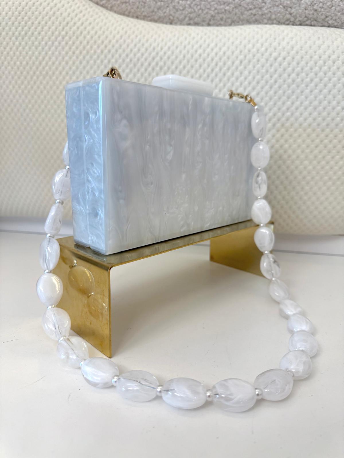 IV TUCAN CLUTCH WHITE