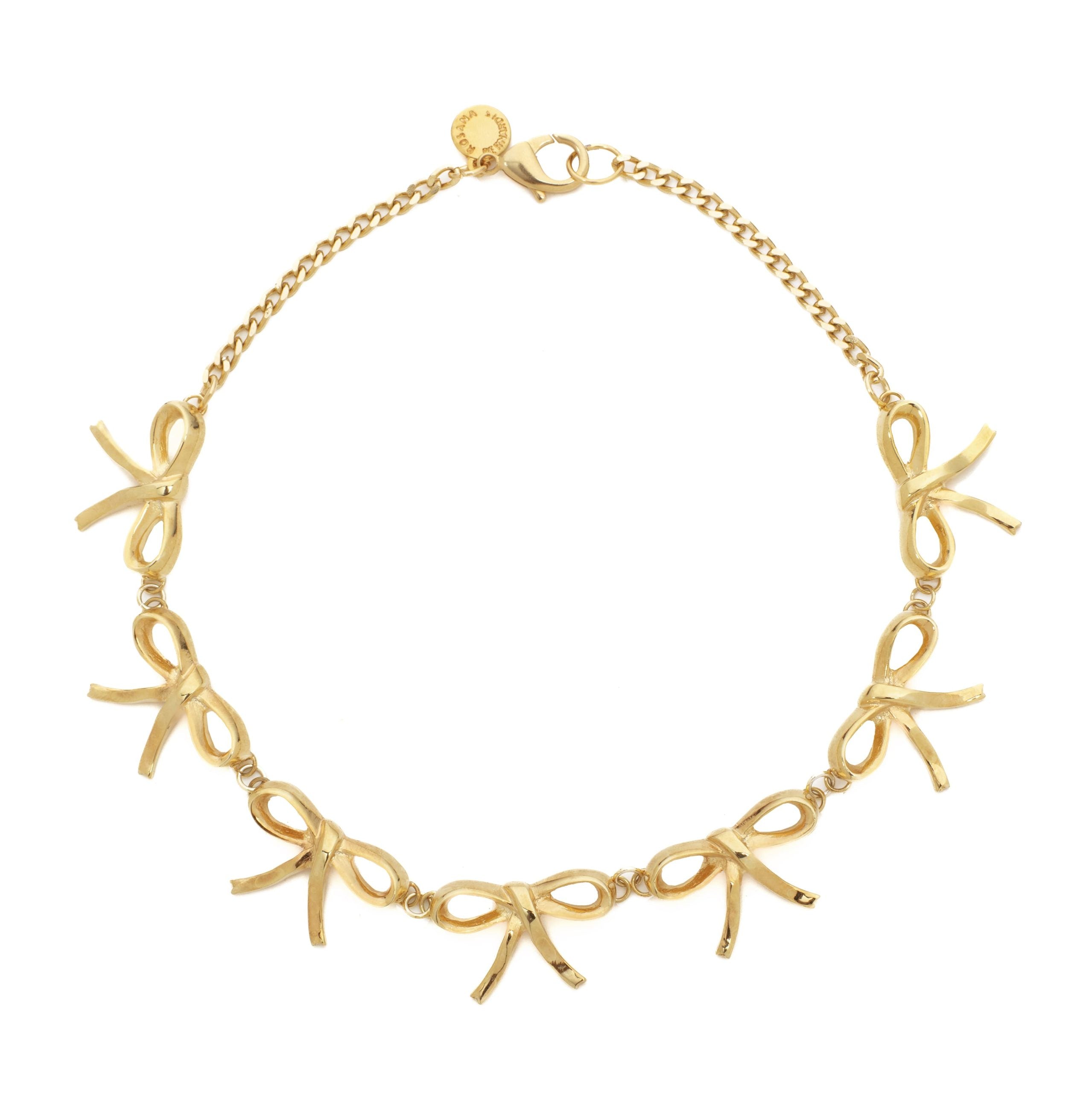 RB MINI BOW NECKLACE