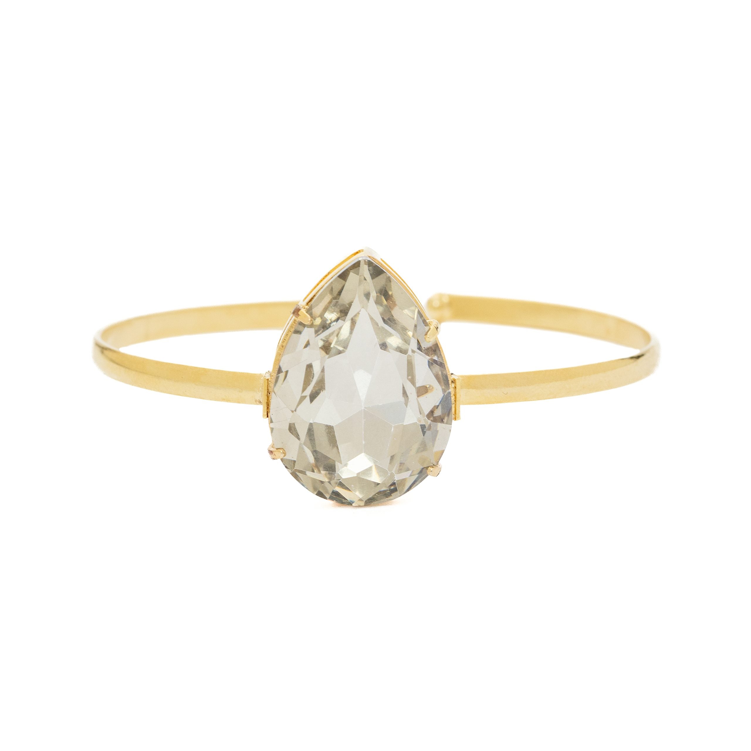 RB CRYSTAL STONE DROP BRACELET