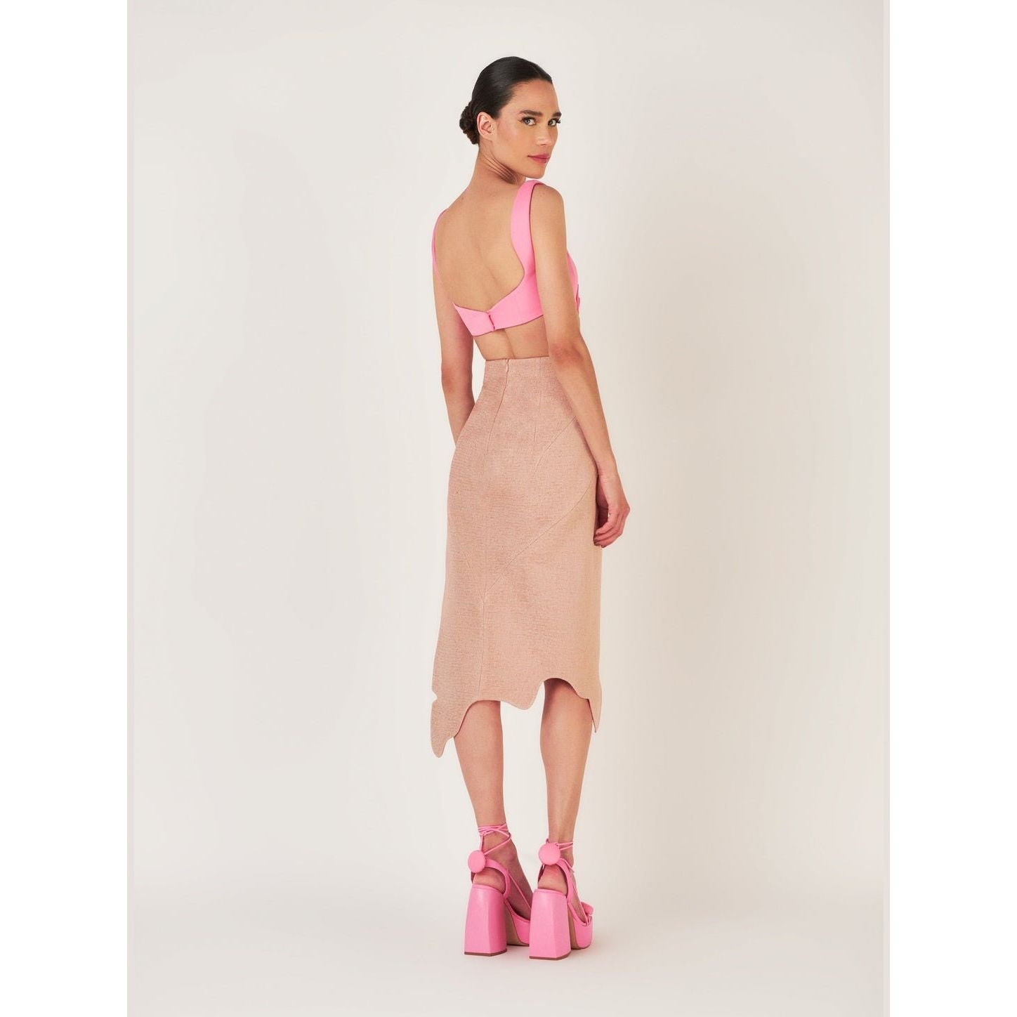 HL SAIA MIDI CICLOS ROSA