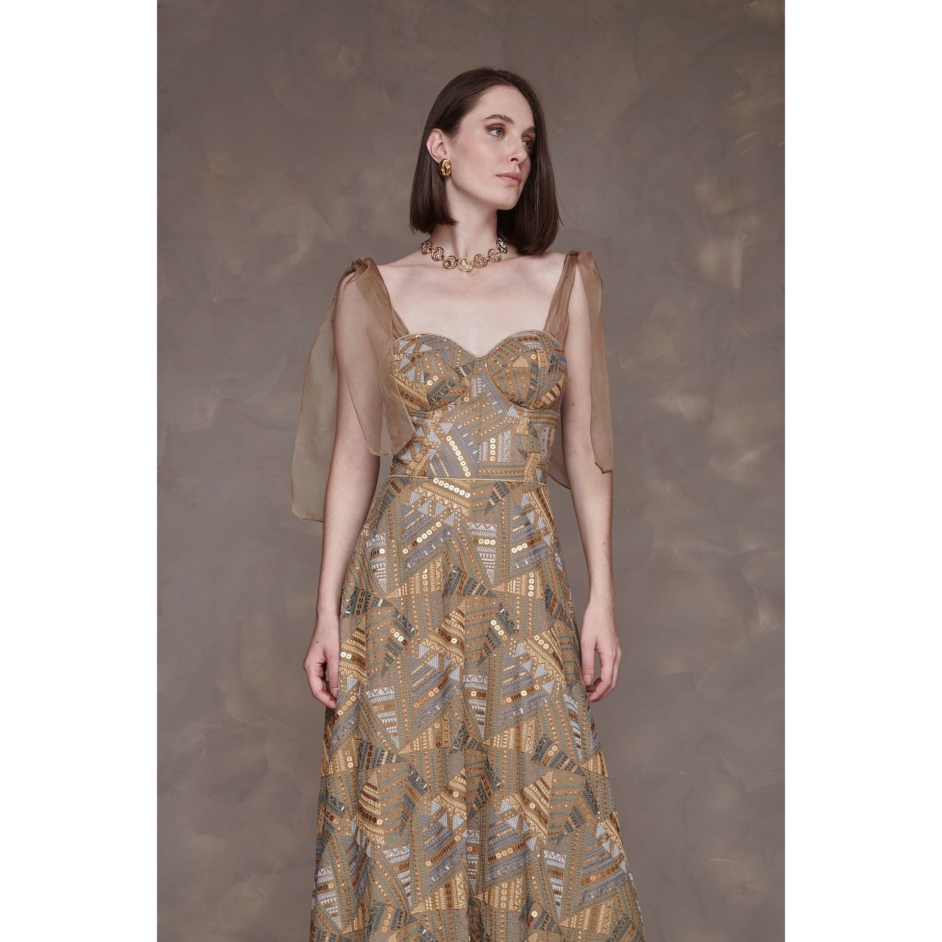 LN FLOCOS DRESS