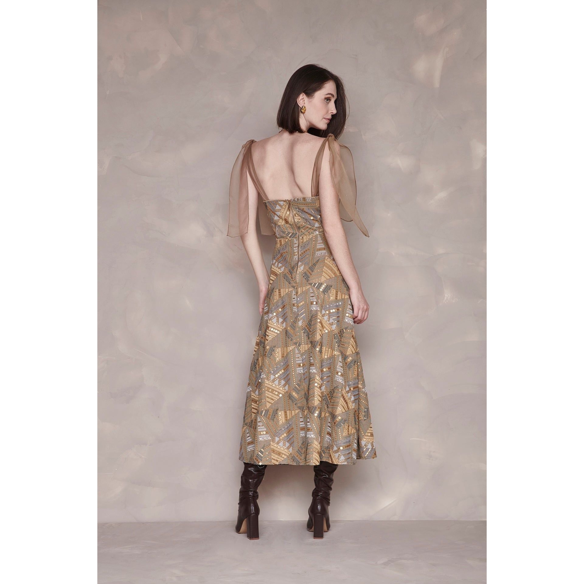 LN FLOCOS DRESS