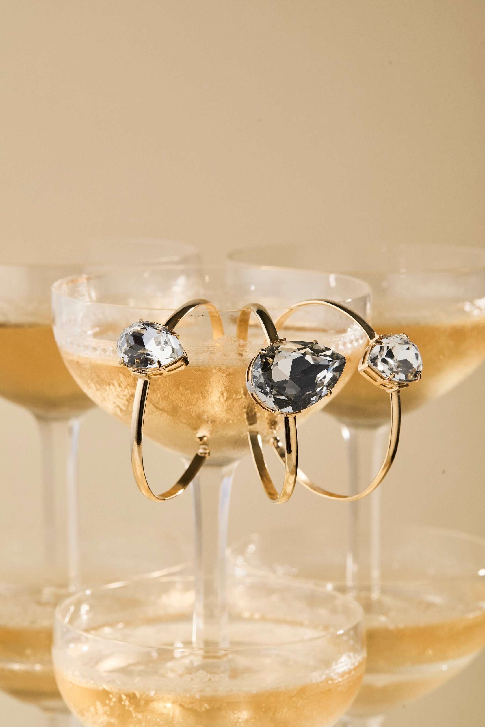 RB CRYSTAL STONE DROP BRACELET
