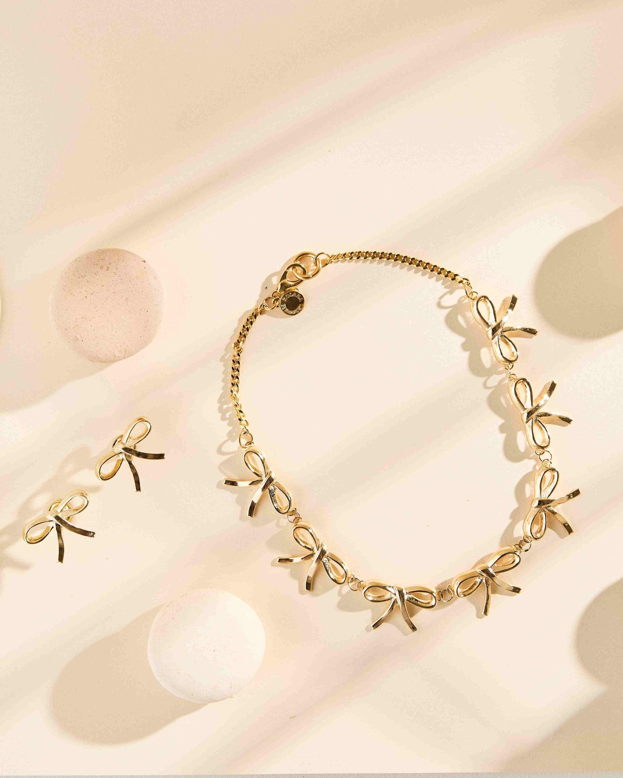 RB MINI BOW NECKLACE