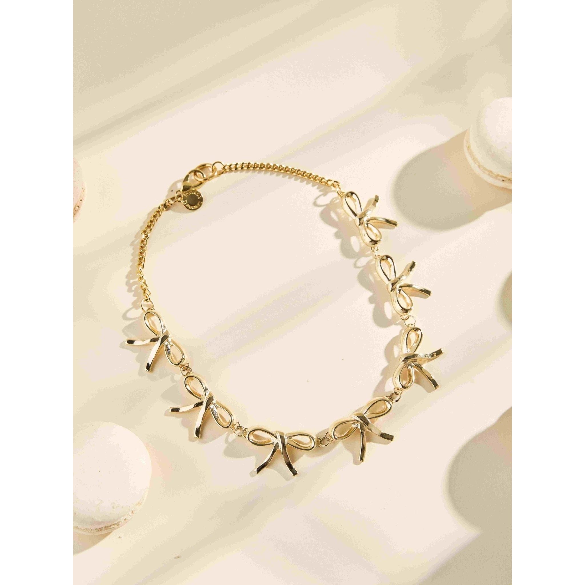 RB MINI BOW NECKLACE