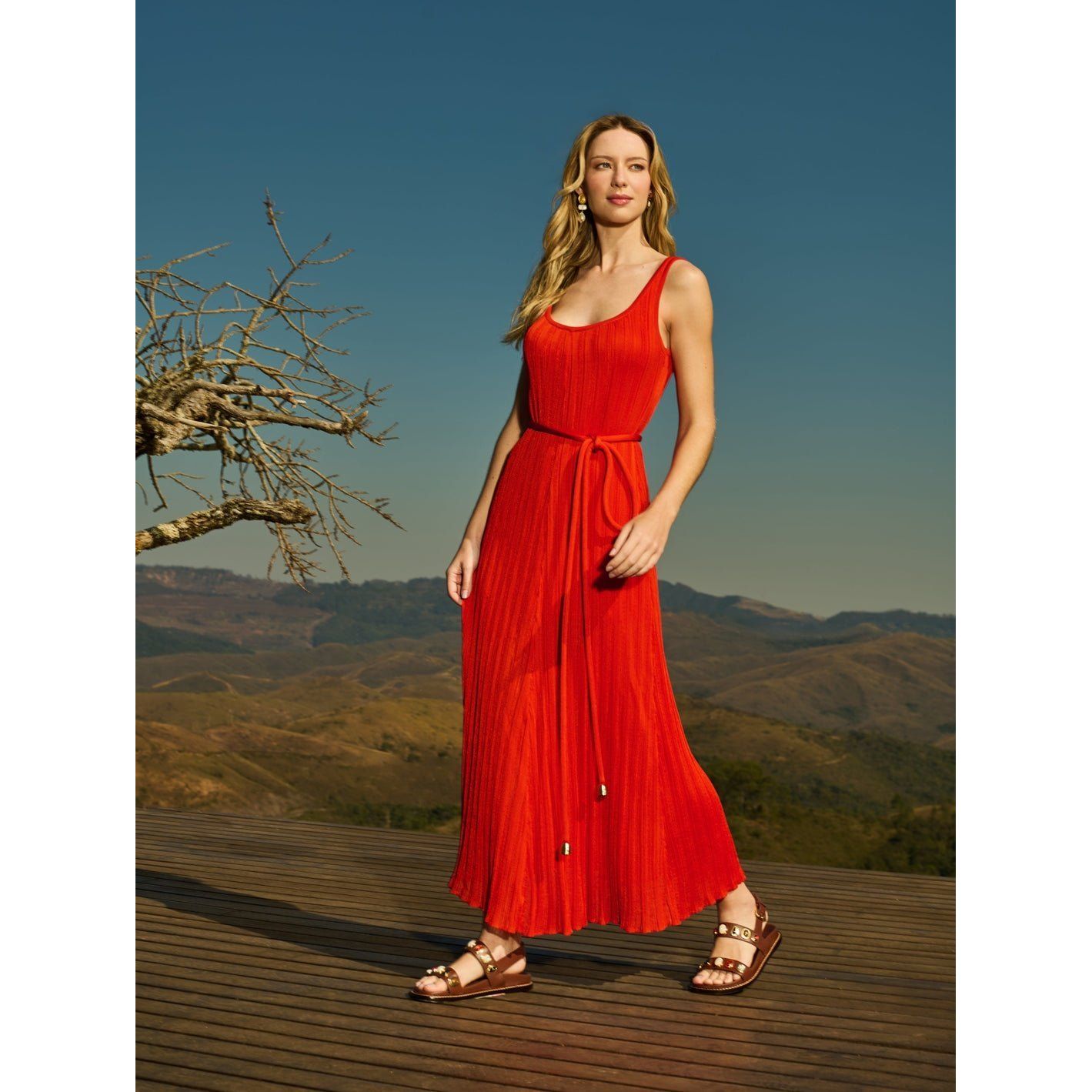 SK LONG TRICOT DRESS