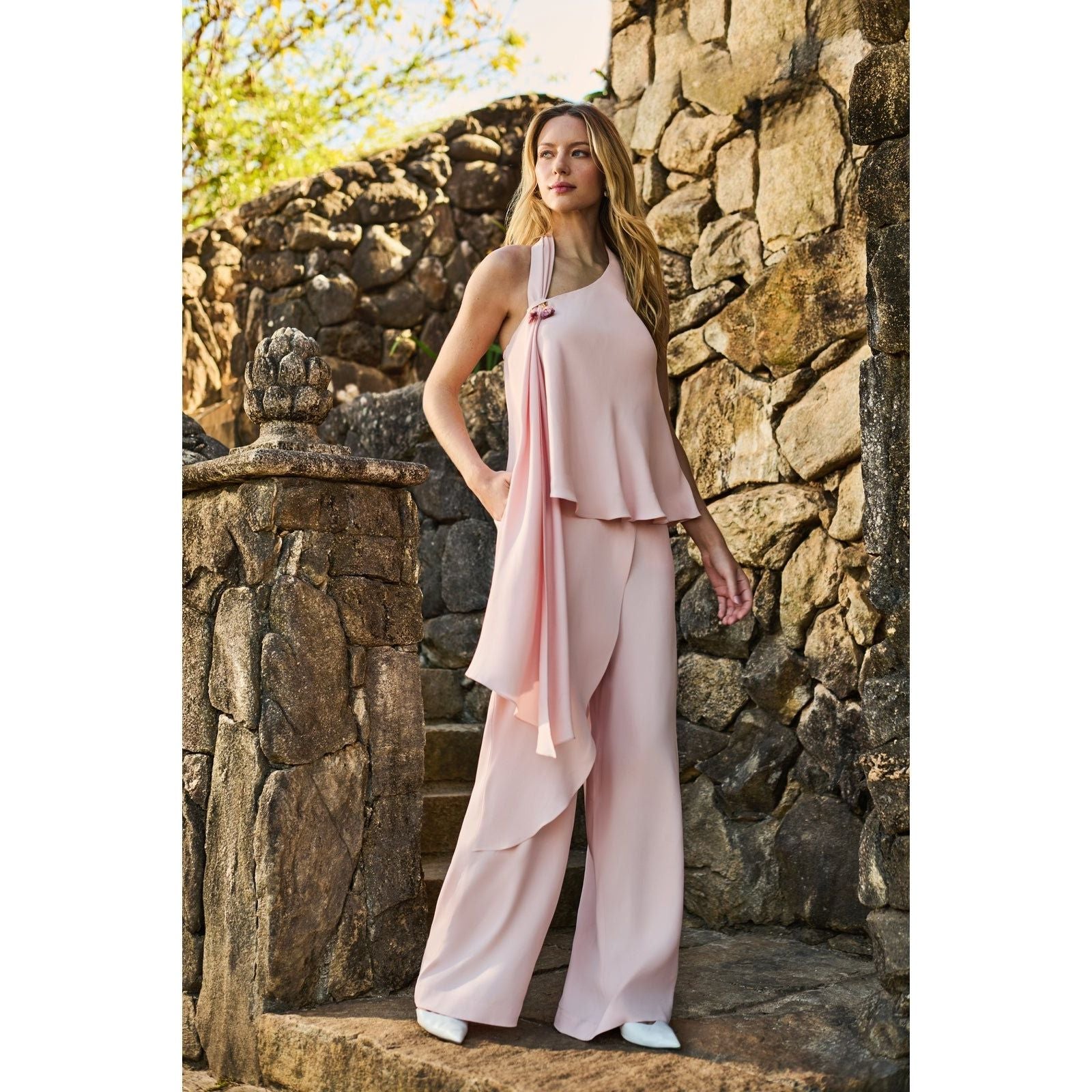 SK TWO PIECE MATCHING PINK SET