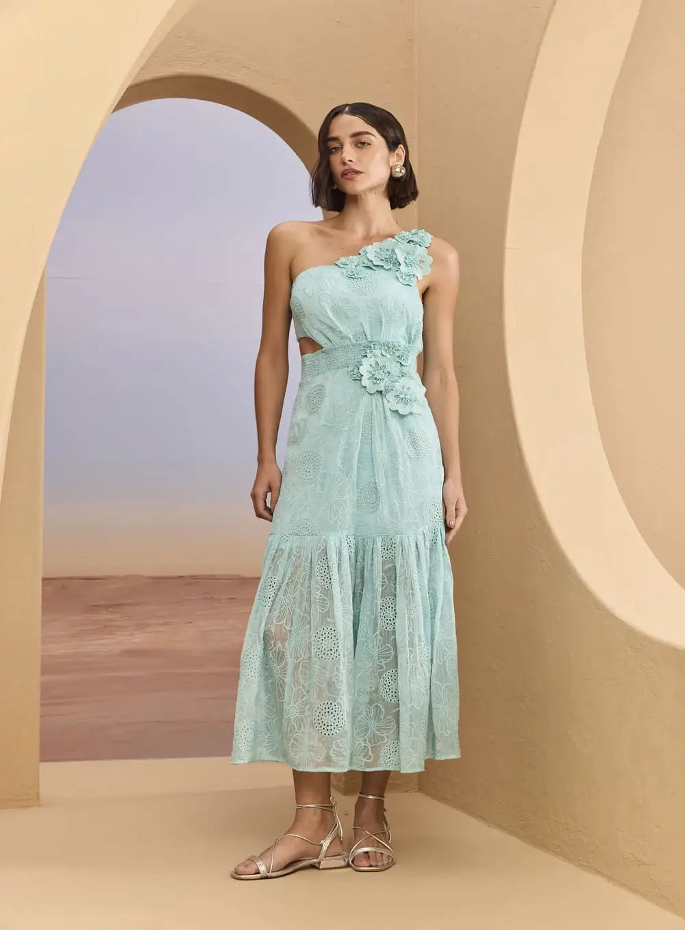 MIDI CHIFFON DRESS